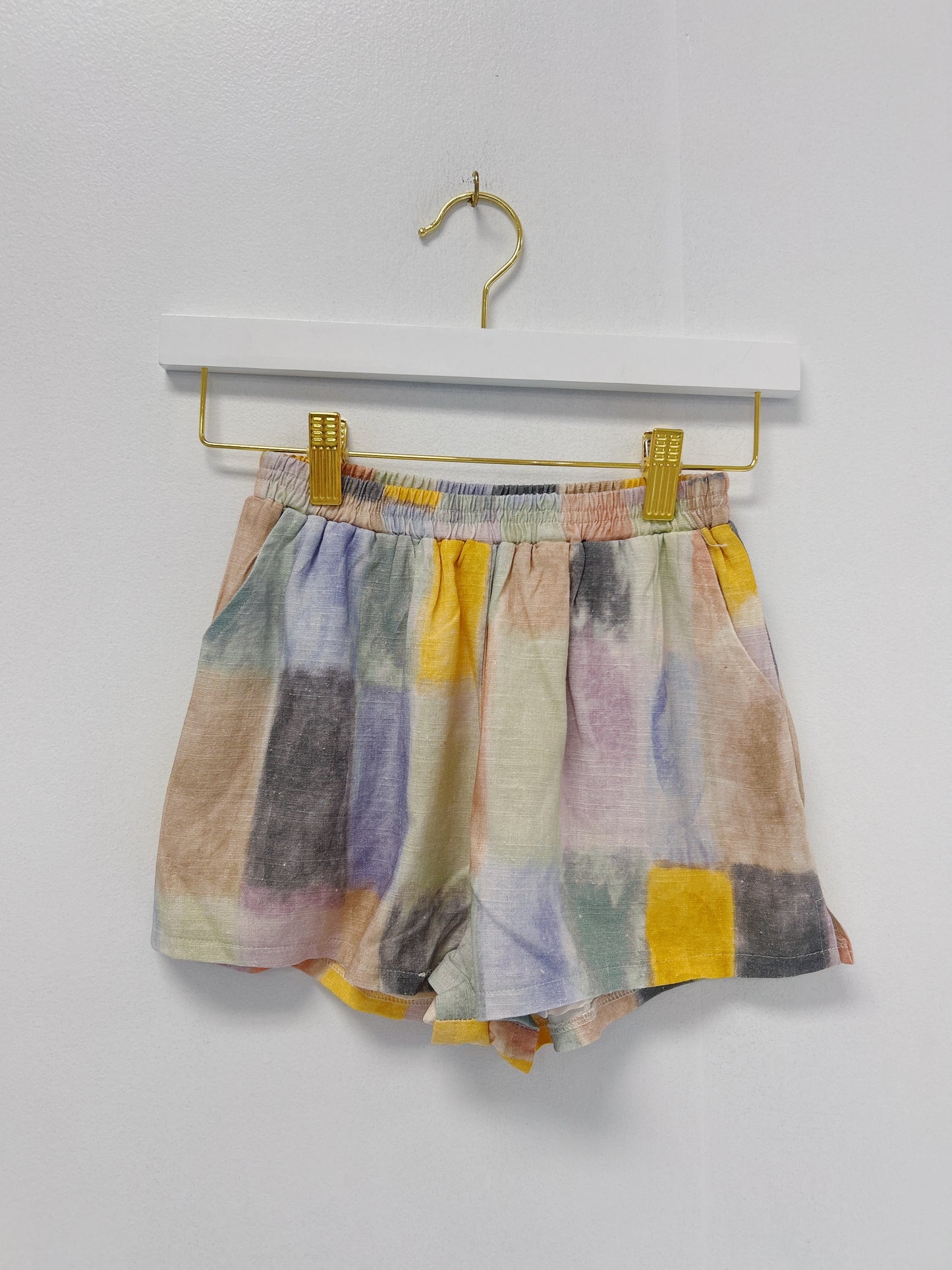 Sadie & Sage Multi Print Petrichor Shorts