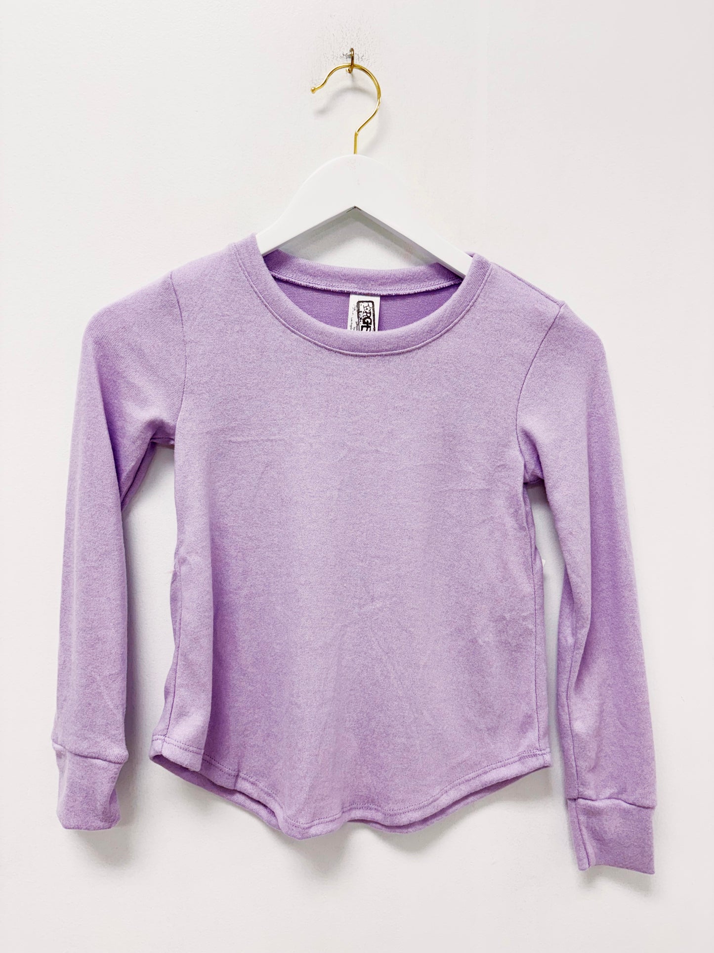 Erge Lavender Hacci L/S Top