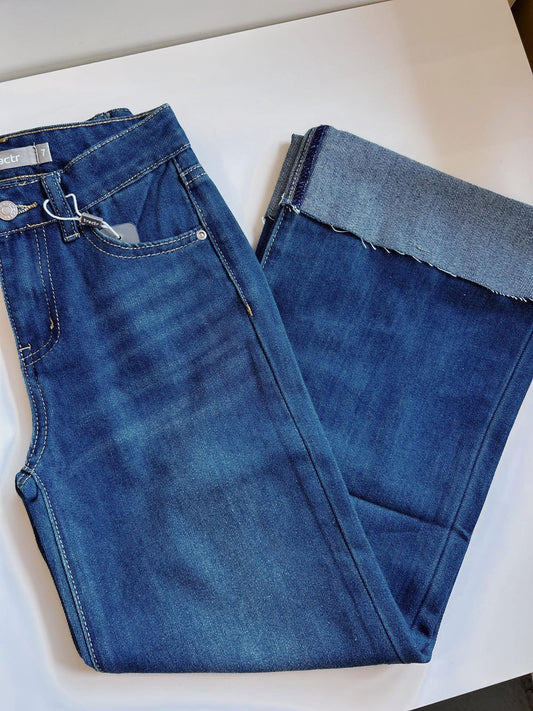 Tractr Indigo Cuff Denim