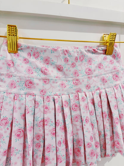 Azarhia Mini Pleated Skort- Rosie Bows