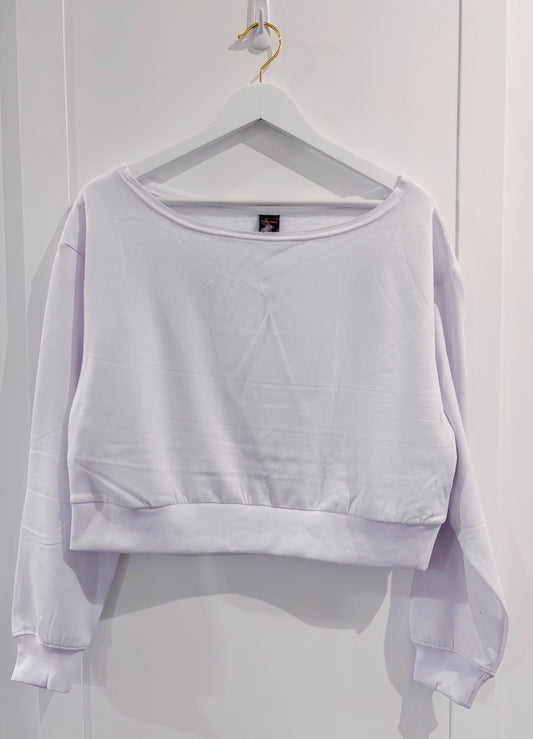 Suzette White Soft Cloud Sweatshirt