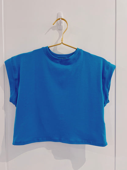 Open Back Top- Turquoise