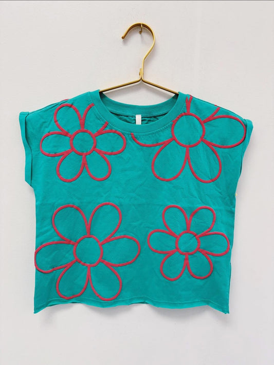 Sweet Soul Atlantis Puff Print Flowers Tee