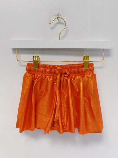 Azarhia Butterfly Shorts- Orange Shimmer