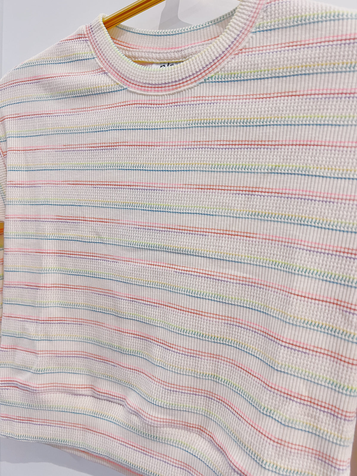 Pleat Rainbow Natalie Top