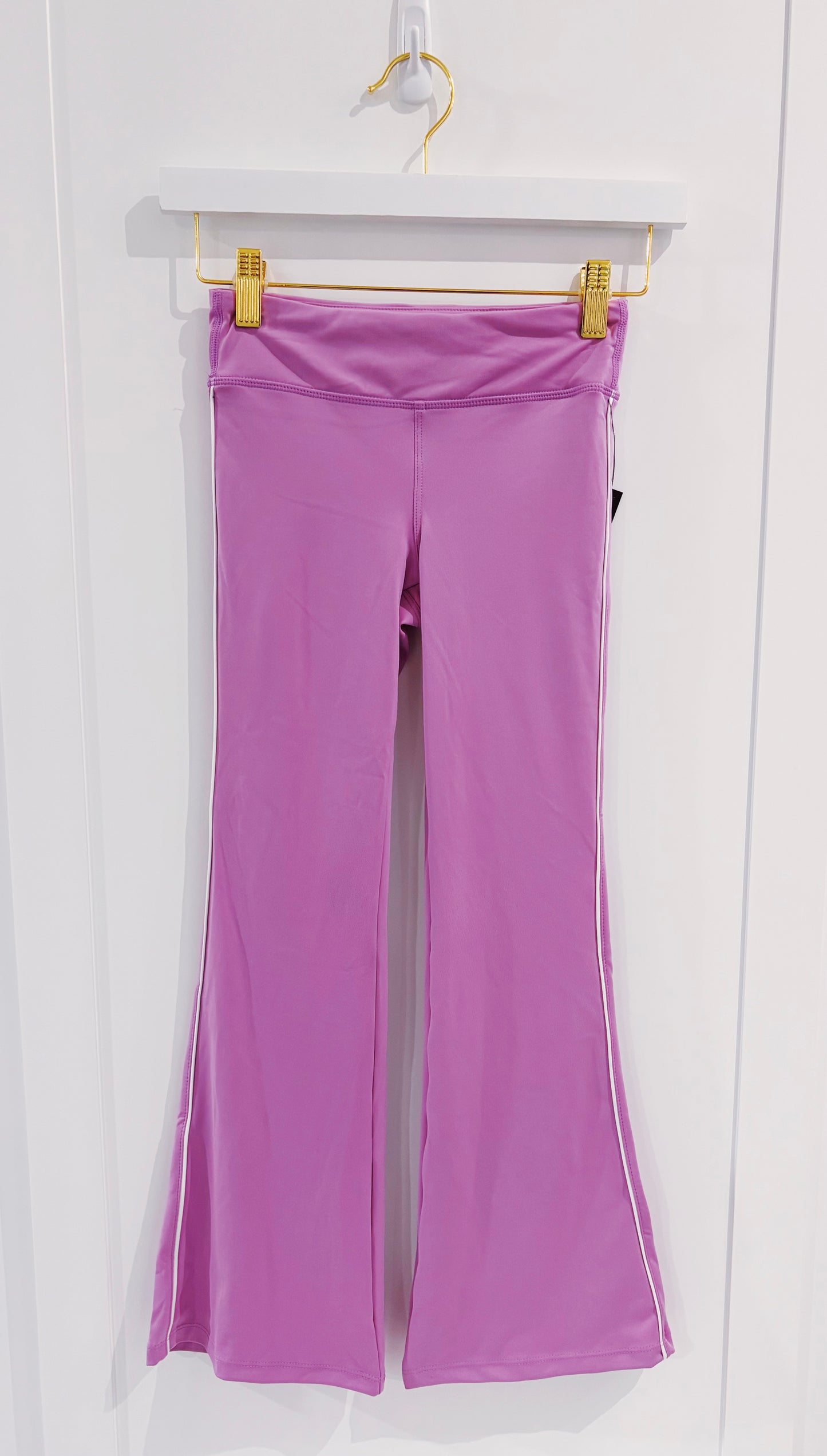 Pink Bloom Piped Flare S/S Legging Set