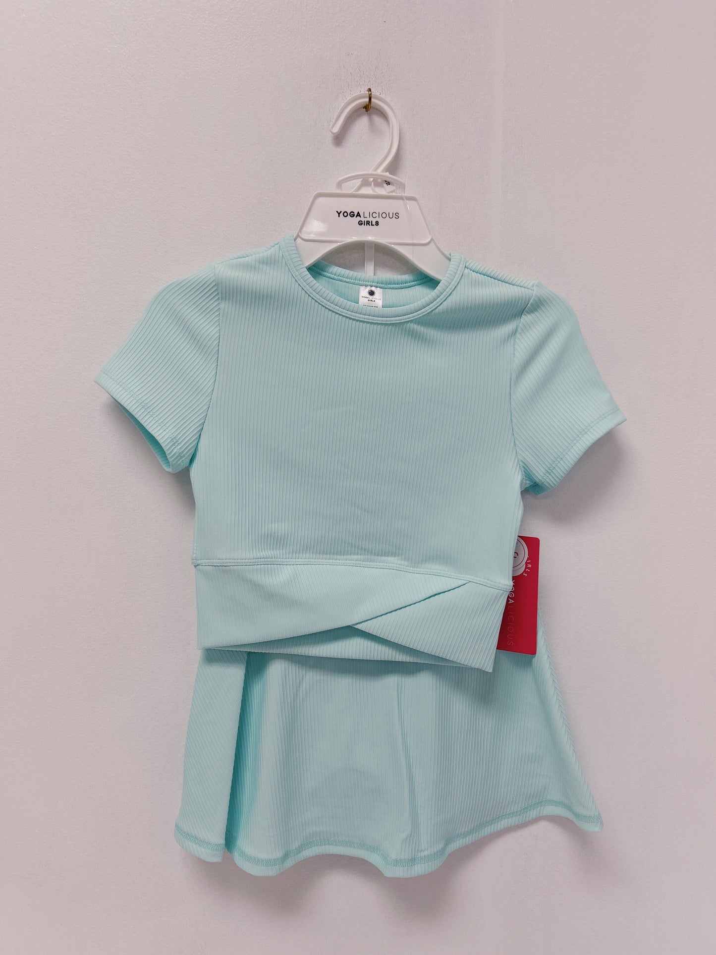 Oceantide Rib Crossover Top/Skort Set