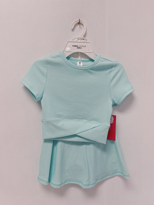 Oceantide Rib Crossover Top/Skort Set