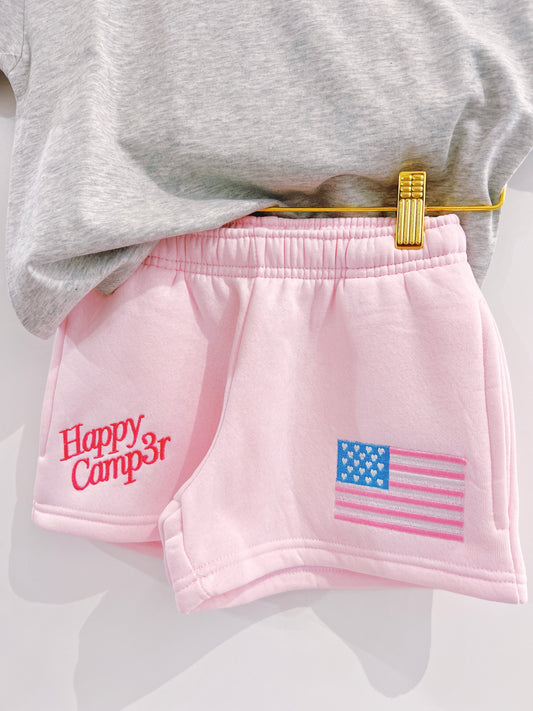 Pink Flag Core Shorts