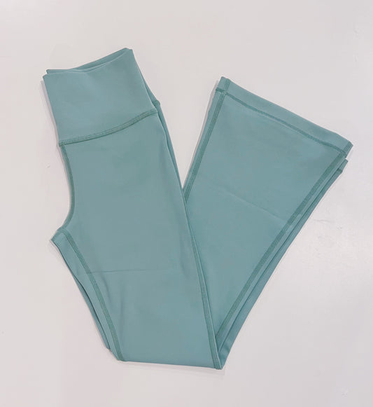Pleat Sage Florie Flare Leggings