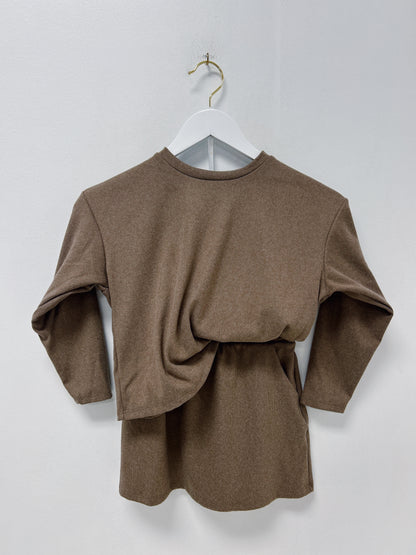 Good Girl Mocha Corduroy Skirt Set