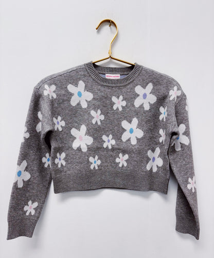 Design History Marble Heather Combo L/S Top