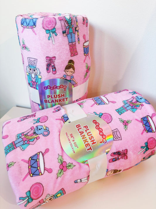Iscream Nutcracker Waltz Plush Blanket