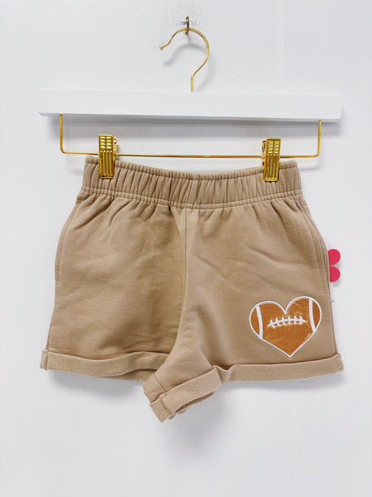 Paper Flower Football Heart Shorts