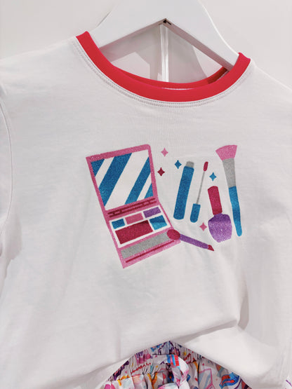 Azarhia Glitter Makeup Boxy Tee