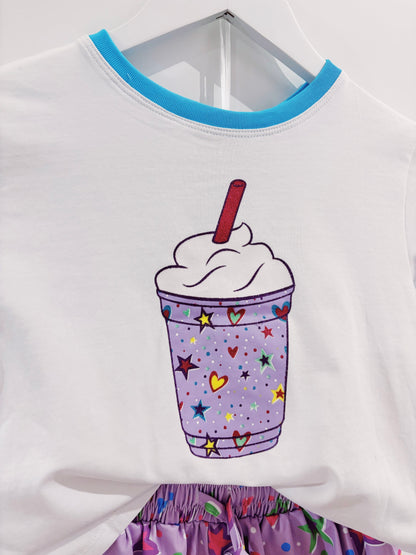 Azarhia Glitter Frappe Boxy Tee