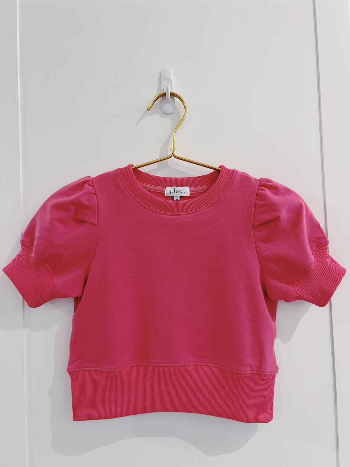 Pleat Coral Riley Sweatshirt