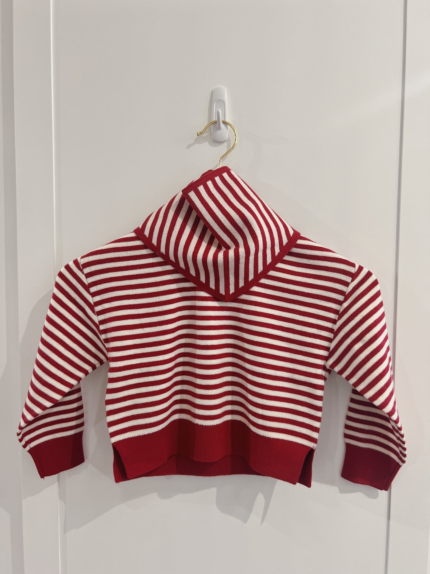 Mayoral Cherry Stripe Scarf Sweater