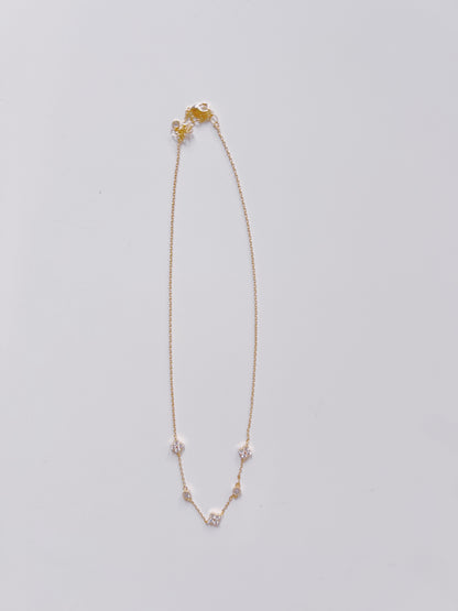 Crystal Linked Necklace