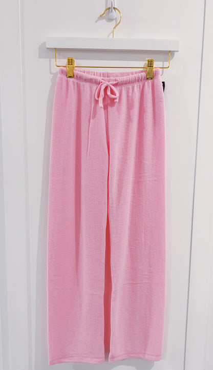 Suzette Adult Pink Cuddle Soft Straight Leg Pant