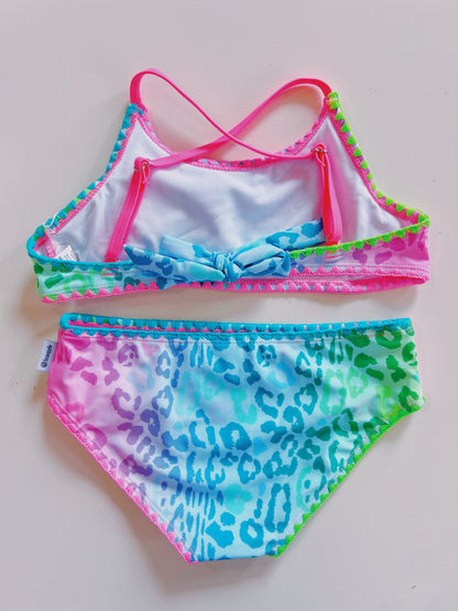 Multi Leopard Print Bikini