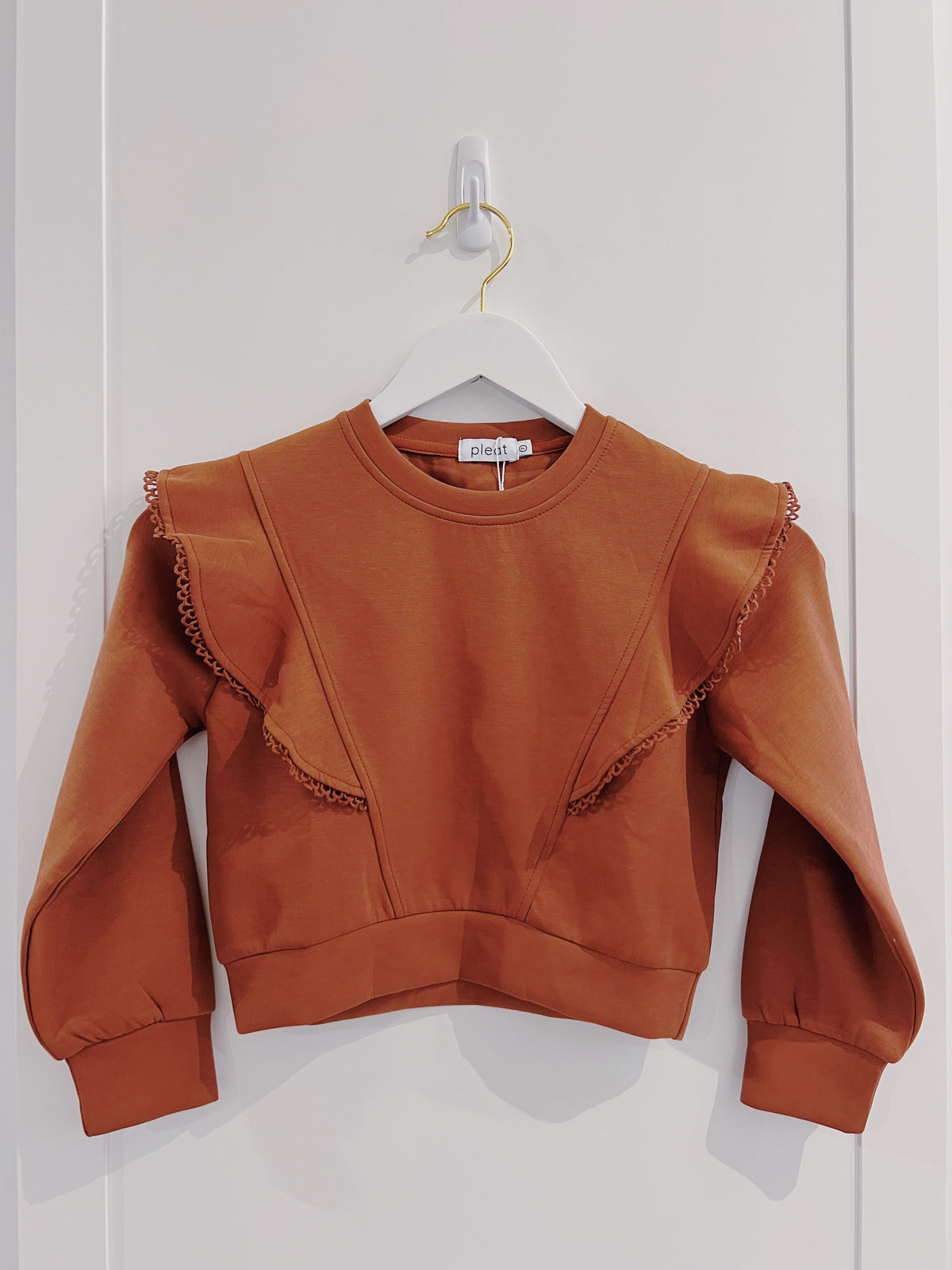 Pleat Toffee Livvy Sweatshirt