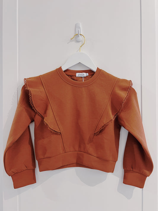 Pleat Toffee Livvy Sweatshirt
