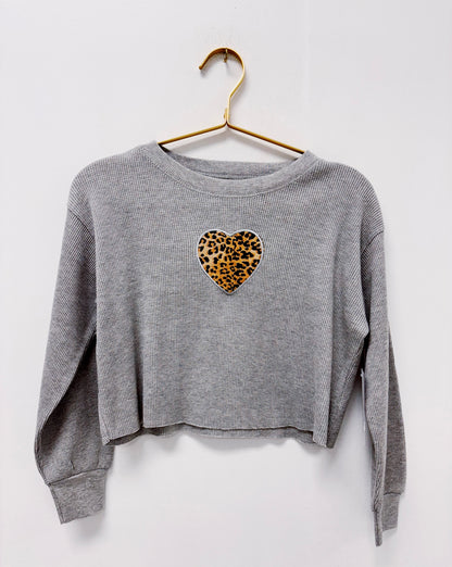 Vintage Havana Leopard Heart Tee