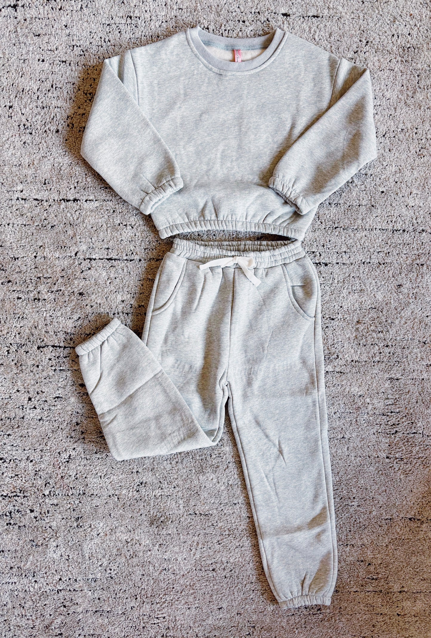 Heather Grey Jogger Set