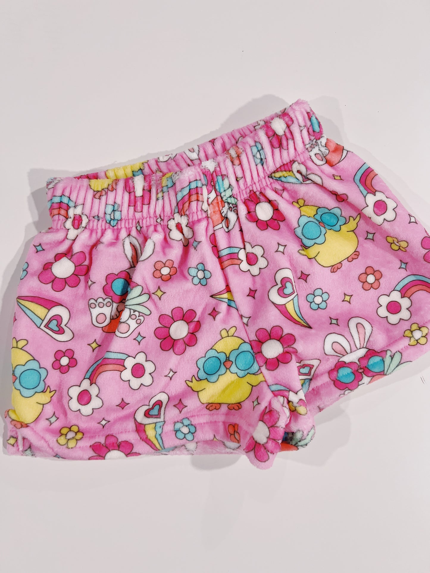 Flower Chicks Plush Shorts