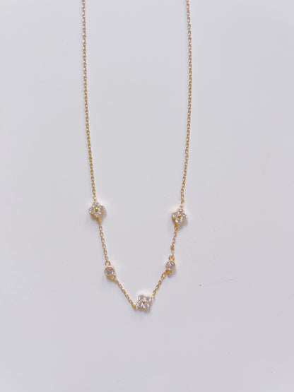 Crystal Linked Necklace