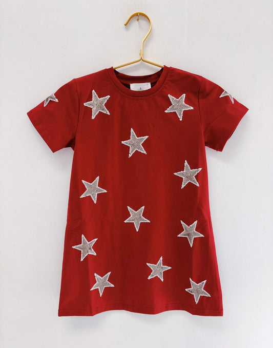 Belle Cher Crimson Star Dress