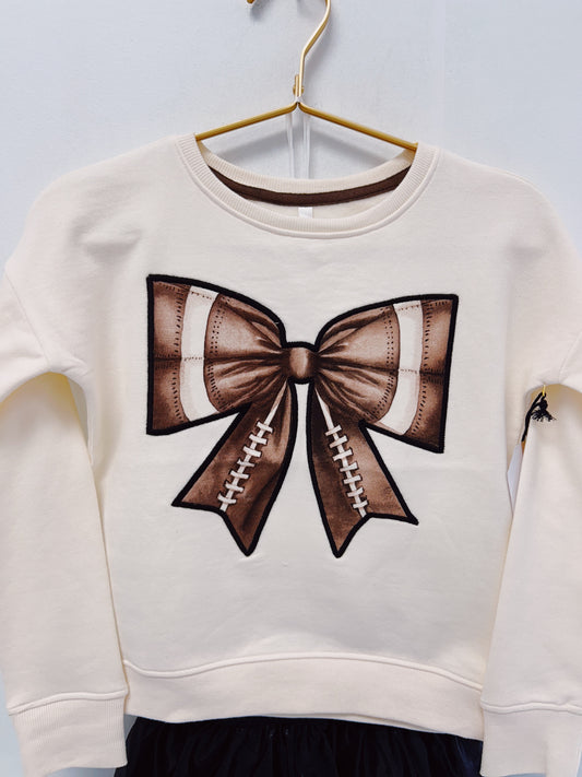 Sweet Soul Gardenia Bow Patch Sweatshirt