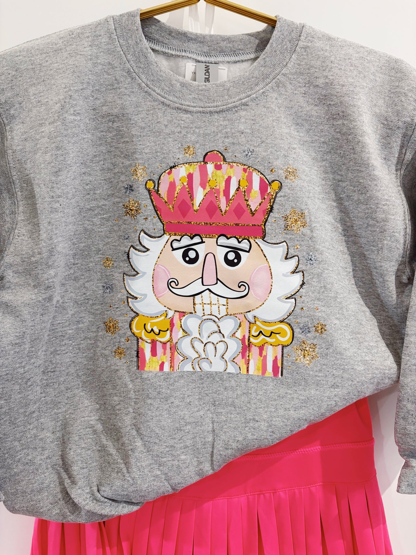 Glitter Nutcracker Graphic Sweatshirt