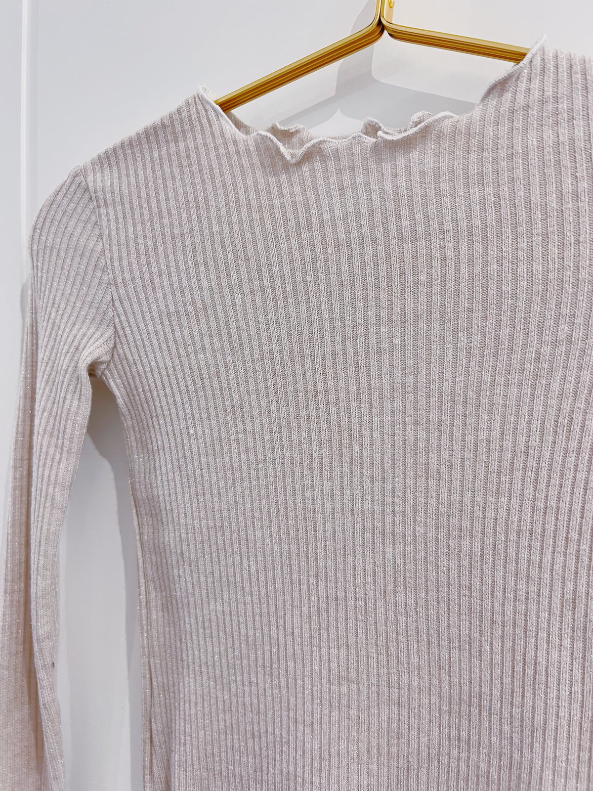 Gabby Beige Kelsey Knit Top