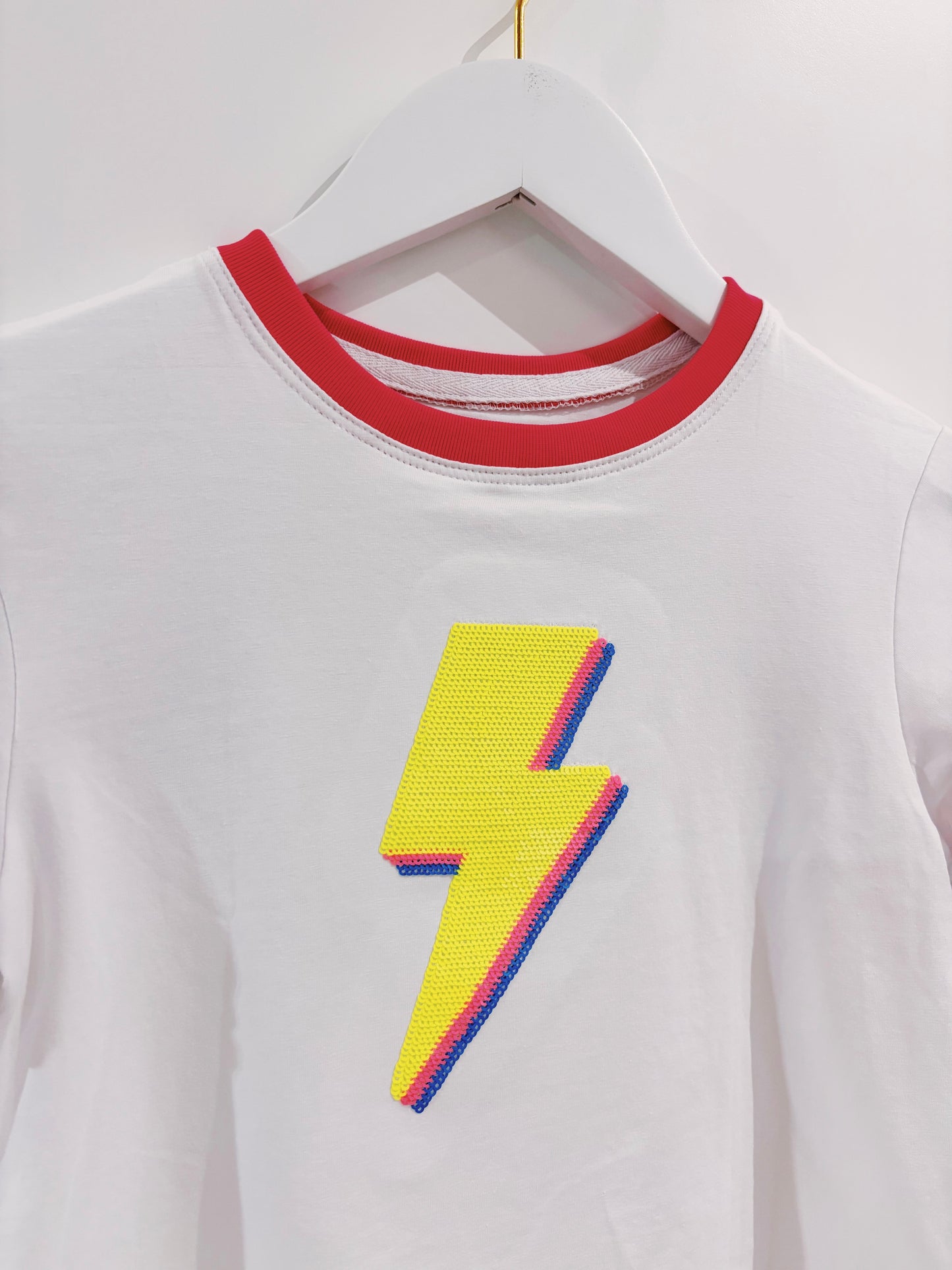 Azarhia Pink Lightening Bolt Boxy Tee