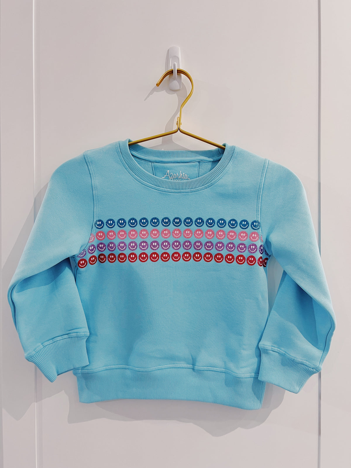 Azarhia Fall Glitter Smiley Jogger Set