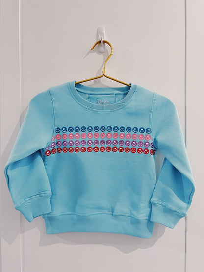 Azarhia Fall Glitter Smiley Jogger Set
