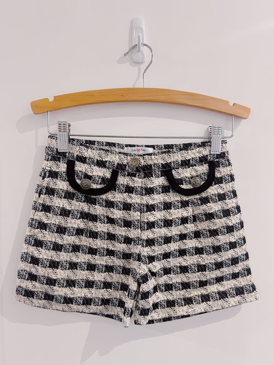 LuLu BeBe Black Tweed Shorts