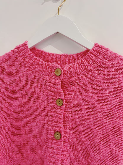 Peach Love Pink Bolero Cardigan