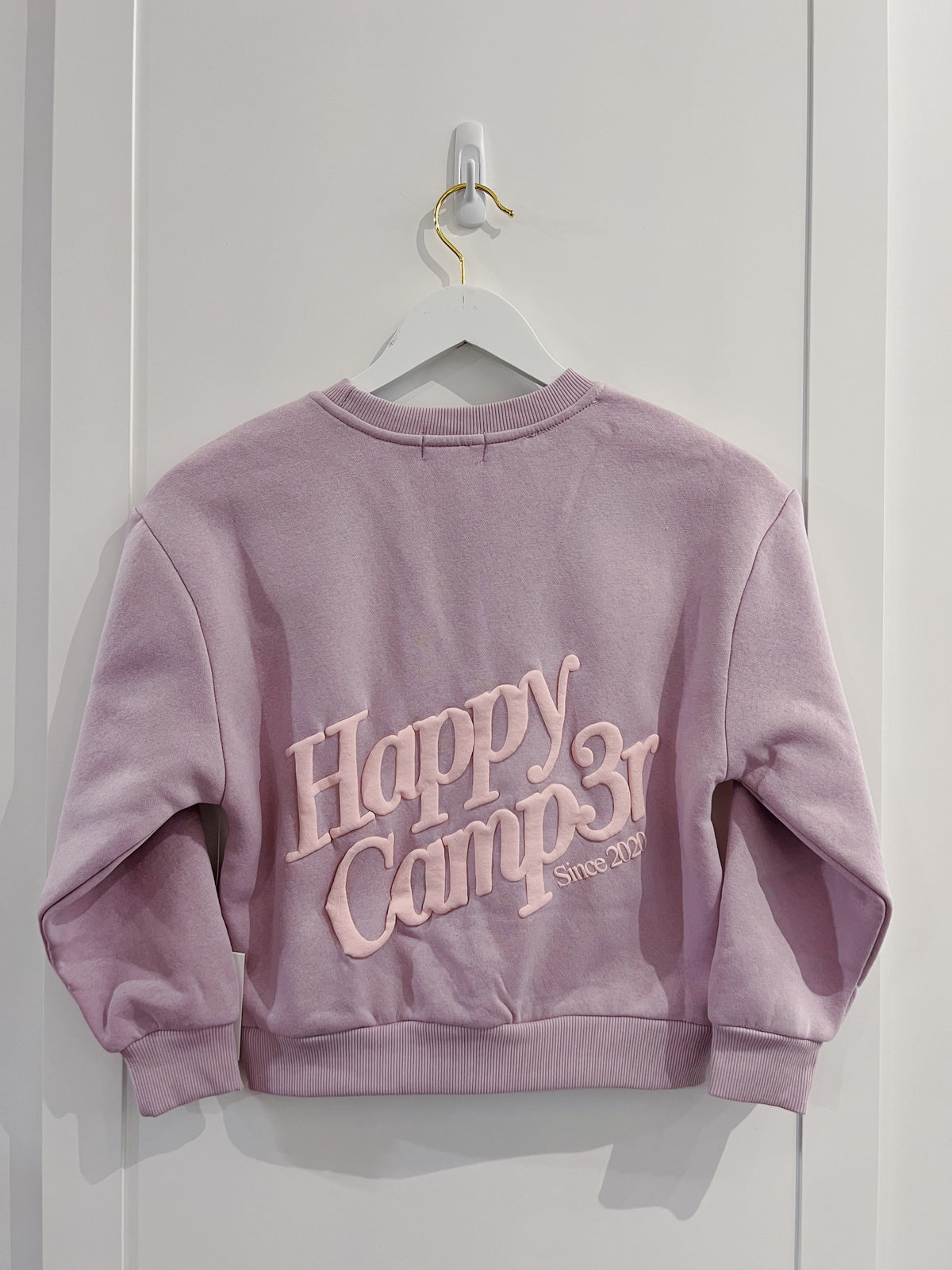 Happy Camp3r Lilac Puff Series Crewneck