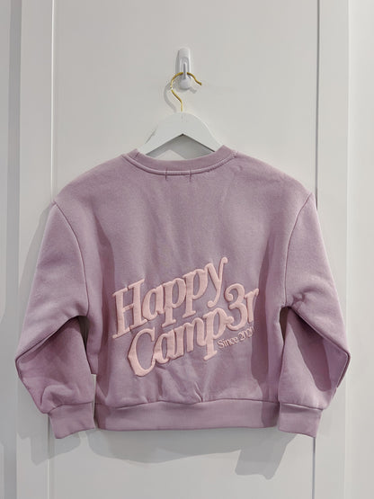 Happy Camp3r Lilac Puff Series Crewneck