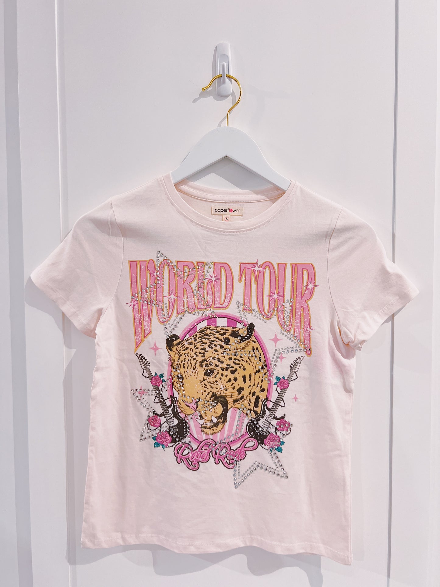 Paper Flower World Tour Leopard Graphic Tee
