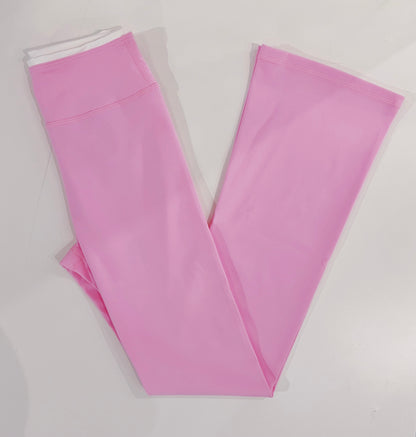 Parfum De Fit Essence Flare Leggings- Petal Pink