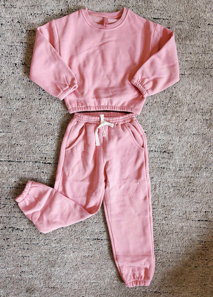 Blush Pink Jogger Set