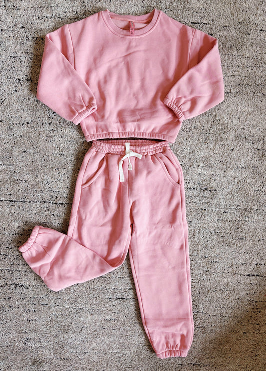 Blush Pink Jogger Set