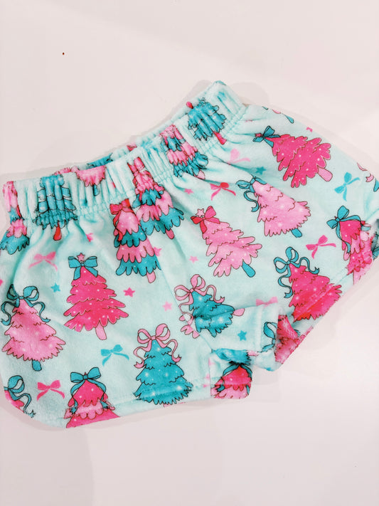 Iscream Fancy Trees Plush PJ Shorts