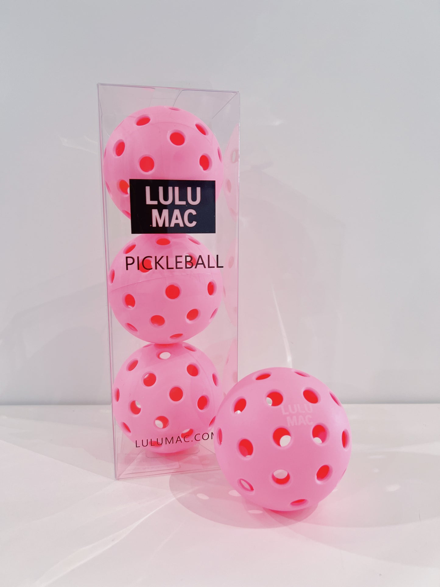 LuLu Mac Pink Pickleball Balls