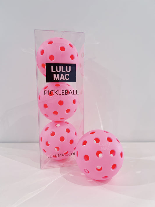 LuLu Mac Pink Pickleball Balls