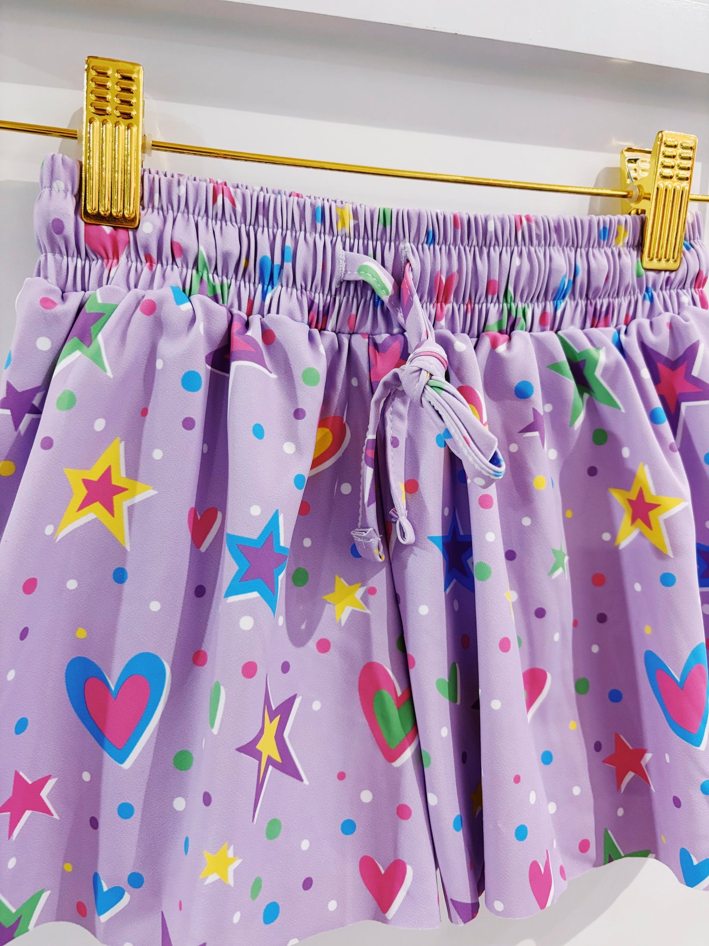 Azarhia Hearts and Stars Butterfly Shorts